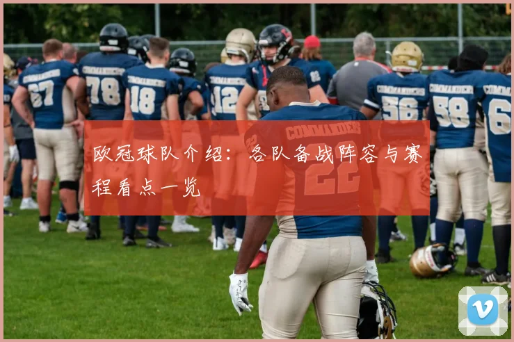 欧冠球队介绍:各队备战阵容与赛程看点一览